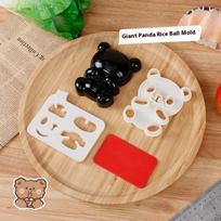 4 In 1 Baby Panda Sushi Mold Diy Panda Rice Mold Plastic Sandwich Cutter Cake Bread Toast Mold Maker Mould Rice Decor Kits