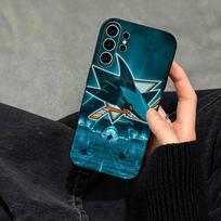 E-San Jose Sharks Phone Case For Samsung S25,S24,S21,S22,S23,S30,Ultra,S20,Plus,Fe,Note,10,9,5G Black Cover Samsung S20ULTRA5G