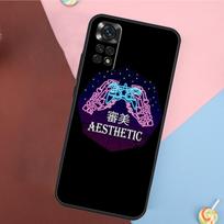 Retro Aesthetic Japanese Game Over Cover For Xiaomi Redmi Note 13 Pro 14 12 11 9 10 9S 10S 11S 12S Redmi 14C 10C 12C 13C Case For Redmi 9C