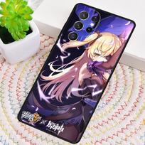 Anime Genshin Impact Fischl Phone Case for Samsung Galaxy note 10 pro S26 Ultra S23 S24 FE S25 S21 S22 PLUS shockproof Cove Galaxy S24+