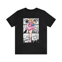 Oshi No Ko Anime Lover Oversized T-shirt Suitable for All Seasons Personality Clothes Streetwear Trendy High Quality Soft S įvairiaspalvis