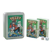 Mahjong Card Game Board Compact Travel Family Gathering with 2 Dice for Festival