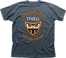 BLADE RUNNER 2049 Human Replicant NEXUS 6 TYRELL charcoal t-shirt 5302 S įvairiaspalvis