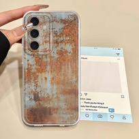 Case for Samsung Galaxy A54 A73 A06 A56 A52 A72 A05 A50 A03 A50 A51 A55 A31 A02 A71 A04 A53 A07 Soft Cover Retro Rust Design Galaxy A30
