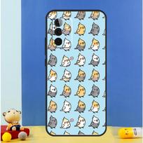 Cartoon Cockatiel Collage Case For Samsung Galaxy A56 A52 A53 A16 A26 A36 A55 A35 A15 A32 A12 A33 A13 A14 A34 A54 A17 For Samsung A12