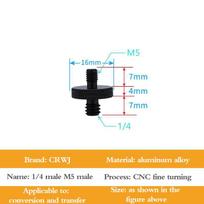 Conversion Screw Dual Nuts Tripod Mount 1/4toM4 M5 M6 M8 M10 Inch Projector Bracket Adapter Converter for DSLR Camera Tripod Acc