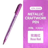 Double Tip Metallic Marker Pen Permanent Art Marker Crafts Scrapbooking DIY Painting Pens Card Making Stationery Art Supplies