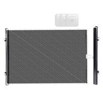 Anti-Escape Retractable Pet Gate Universal Pet Safety Enclosure Durable No-Drill Pet Door  Home Single Lock 40x125cm