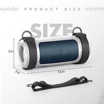 For JBL Flip 7 BT Speaker Silicone Case with Shoulder Strap Soft Protective Speaker Cover Waterproof Outdoor Travel Camping Tool pilka