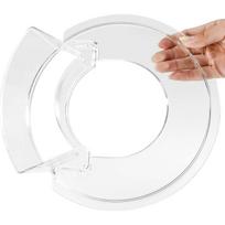 Piltuvėlis-apsauga KitchenAid maišytuvui - Apsauga nuo taškymosi su nuimamu piltuvėliu KitchenAid 5.5-7 litrų dubeniui su pakeliamu kotu A-001