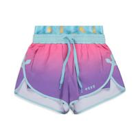 Li Ning X League Of Legends Pool Party Collaboration Color Block Slim Fit Casual Shorts Women shorts Bright-Pink AKST806-1 S