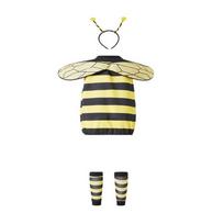 Bee And Ladybug Costume Set With Wings For Childrens Halloween Cosplay Party Fun L geltona
