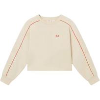 Levis SS25 New Year Limited Edition Series Embroidered Logo Round Neck Ribbed Long Sleeve Sweatshirt Women Sweatshirt 0035W-0000 L