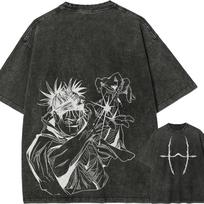 Choso Blood Manipulation Tshirt Jujutsu Kaisen Manga T Vintage Washed Retro Anime Harajuku Men Streetwear Graphic Top M