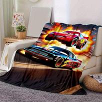 1pc. Lightning McQueen Racing Car Blanket - Perfect for Home, Office, Outdoor Use, Gift Idea, Suitable for All Seasonsz0417209 130cmx150cm