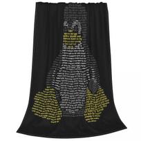 Linux Penguin Bash Commands Knitted Blankets Flannel Tux Programmer Computer Developer Geek Nerd Throw Blanket Travel Bed Rug 100x150cm
