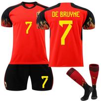 2022 World Cup Football Jersey Belgium Home Kit For Kids And Adults Polyester Material 16(90-100CM)