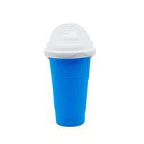 Quick-Frozen DIY Juice Water Bottle Silicone Ice Cream Maker Cups Smoothies Squeeze Cup  Kids Gifts mėlyna