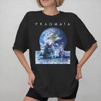 Pragmata Video Game Retro Tee Shirt for Unisex Women Printed T Shirts  100 Cotton Clothes S