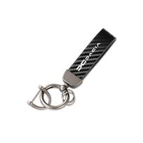 Anglies pluošto odos prabangus automobilio logotipo raktų pakabukas Cinko lydinio emblema Raktų pakabukas Dacia Logan Sandero Duster Lodgy Spring Jogger Dokker black