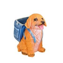 Cartoon Small Dog Pen Holder Creative Makeup Brush Holder Cute Desktop Storage Ornaments  School geltona