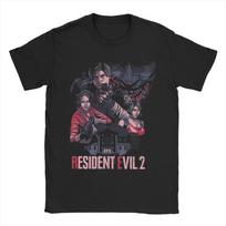 Men T-Shirt Resident Evils  Funny Cotton Tee Shirt Short Sleeve  T Shirt Crewneck Clothing Plus Size S įvairiaspalvis