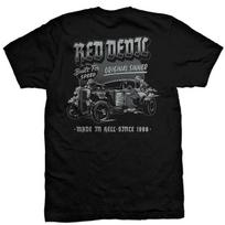 NEW Red Devil REAPER BACK PRINT BLACK T Shirt SMALL 5XLARGE MPT 225 FB BLK S įvairiaspalvis