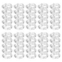 10/20Pcs 5-Ring Binding Spines Snap Split Binder Rings Plastic Round Loose-Leaf Rings Comb Folio Binder Stationery Office Supply