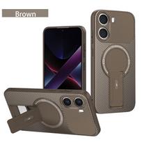 For Redmi Poco F7 Case POCO M7 Plus Phone Case Poco M7 Cover poco M7 4G Cases Magnetic Mounting Bracket Protect Back Cover Poco F7