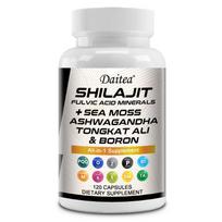 Sea Moss Dietary Supplement, With Tongkat Ali, Coenzyme Q10, 120 Capsules Per Bottle 120 Capsules