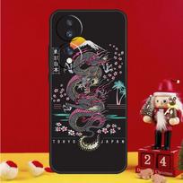 Japanese Dragon Style Case For Honor Magic 5 6 7 Pro V5 Honor X9b X9c X9a X8a X8b X7a 50 70 90 200 400 Lite Cover For Honor 50