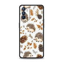 Cute Little Hedgehog Phone Case For Oppo Reno13 Reno12 Reno11 F Reno10 Pro A54 5G Find X5 A53 A52 A9 A17 4G A79 A80 A98 Cover For Oppo A9 2020