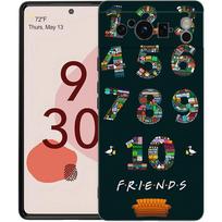Luxury TPU Phone Case For Google Pixel 9 8 8A 7 7A 6 Pro XL 6A 5G Central Perk Coffee friends tv Show Black Soft Back Cover For Pixel 6