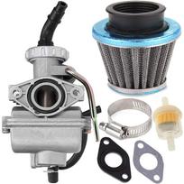 PZ20 Carburetor for Taotao NST SunL Kazuma Baja 50cc 70cc 90cc 110cc 125cc Carburetor ATV Go karts Moped Scooter 4 Stroke Engine 4 Wheeler, 110 pilka