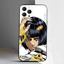 Bucciarati JoJos Bizarre Adventure Phone Case For iPhone 17,16,15,14,13,12,Pro,Max,Plus,E,SE4,Air,Mini Black Soft Box iPhone11