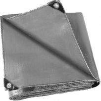Protective Tarpaulin, 2x2 M Polyethylene Tarpaulin, Gray With Eyelets, Waterproof And Weatherproof Protective Tarpaulin For Garden Furniture, Wood, Sw