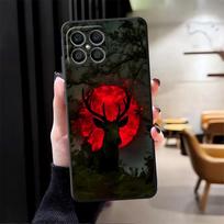 Case for Honor 200 400 Lite X7 8X X9a X5b 70 X8 90 Magic5Lite X6 Funda Phone Cover Dark Patterned Deer Honor 8X
