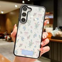 Flower Bow Phone Case For Samsung A56 5G Case Galaxy A55 A54 A16 A36 A17 A07 A15 S26 S25 Ultra S24 FE S23 Clear Shockproof Cover Galaxy S26