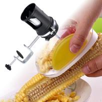 Corn Thresher with Table Clamp for Electric Drill, Stripping Tool Accessories, Easy