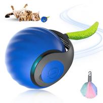 Upgrade Speedy 3.0 Tail Cat Toy, 2026 New Speedy Tail Interactive Cat Toy for Indoor Cats, USB Rechargeable Automatic Moving Smart Cat Toys Ball (Blue,1PC) mėlyna