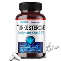 Ajuga Turkestanica Ekstraktas Maisto Papildas, Su Vitaminu D3, Tongkat Ali, 120 Kapsulių 120 Capsules
