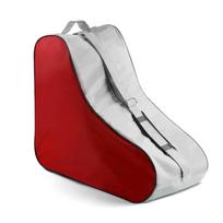 Storage Bag Roller Skates Bag Waterproof Skating Shoes Bag Durable Ice Skate Bag  Children Adult raudona