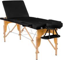 Sulankstomas masažinis stalas Bodyfit, juodas