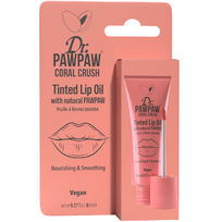 Lūpų aliejus su atspalviu DR. PAWPAW CORAL CRUSH, 8 ml (-55% perkant 2 vnt.)