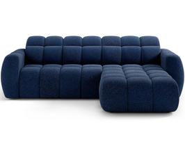 Kampinė sofa Fanito, tamsiai mėlyna sp., dešininė, 200 x 288 cm x 105 cm
