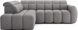 Kampinė sofa Falconn Paolli 04, pilka sp., kairinė, 208 x 258 cm x 107 cm