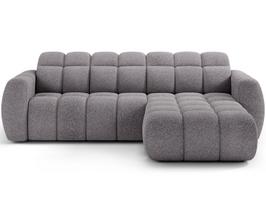 Kampinė sofa Fanito, pilka sp., dešininė, 200 x 288 cm x 105 cm