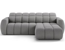 Kampinė sofa Fanito, pilka sp., dešininė, 200 x 288 cm x 105 cm