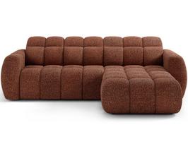 Kampinė sofa Fanito, raudona sp., dešininė, 200 x 288 cm x 105 cm