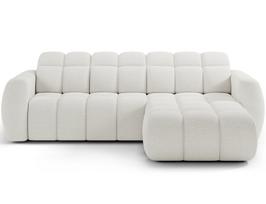 Kampinė sofa Fanito, balta sp., dešininė, 200 x 288 cm x 105 cm